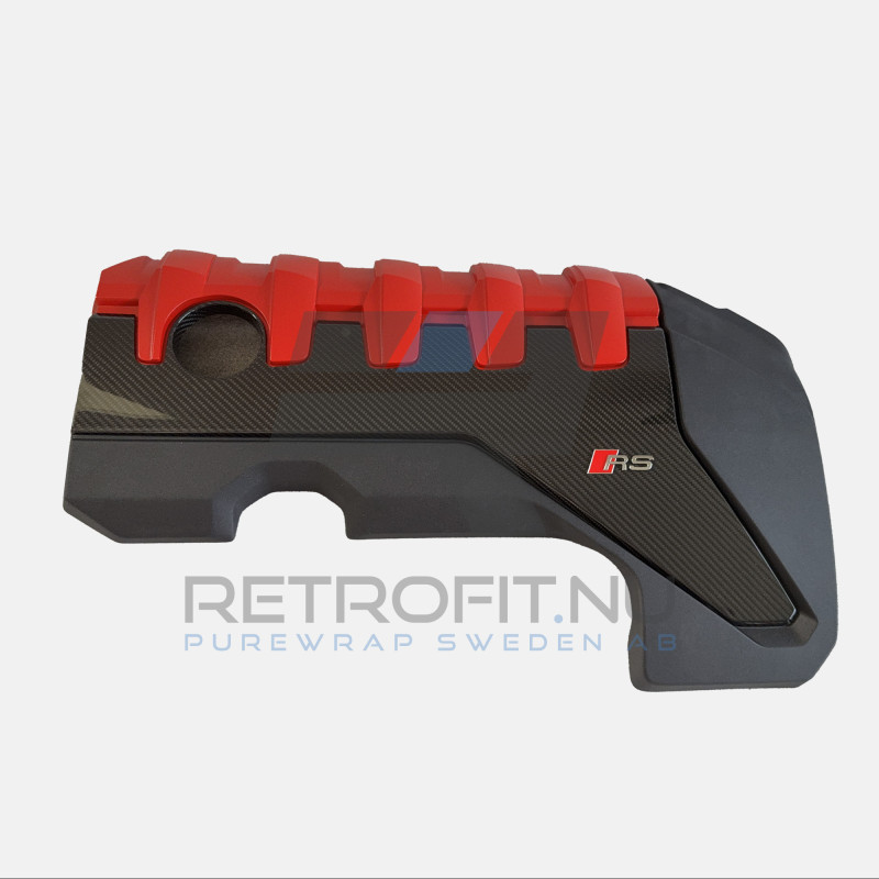 RSQ3 F3 2.5 TFSI Carbon Motor cover Retrofit.nu 1 - Retrofit.nu - Shop 