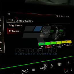 Audi A3 8Y Multicolor Ambiente lyspakke QQ2 Audi 4 - Retrofit.nu - Shop 