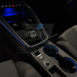 Audi A3 8Y Multicolor Kopholder / Midterkonsol Audi 2 - Retrofit.nu - Shop 