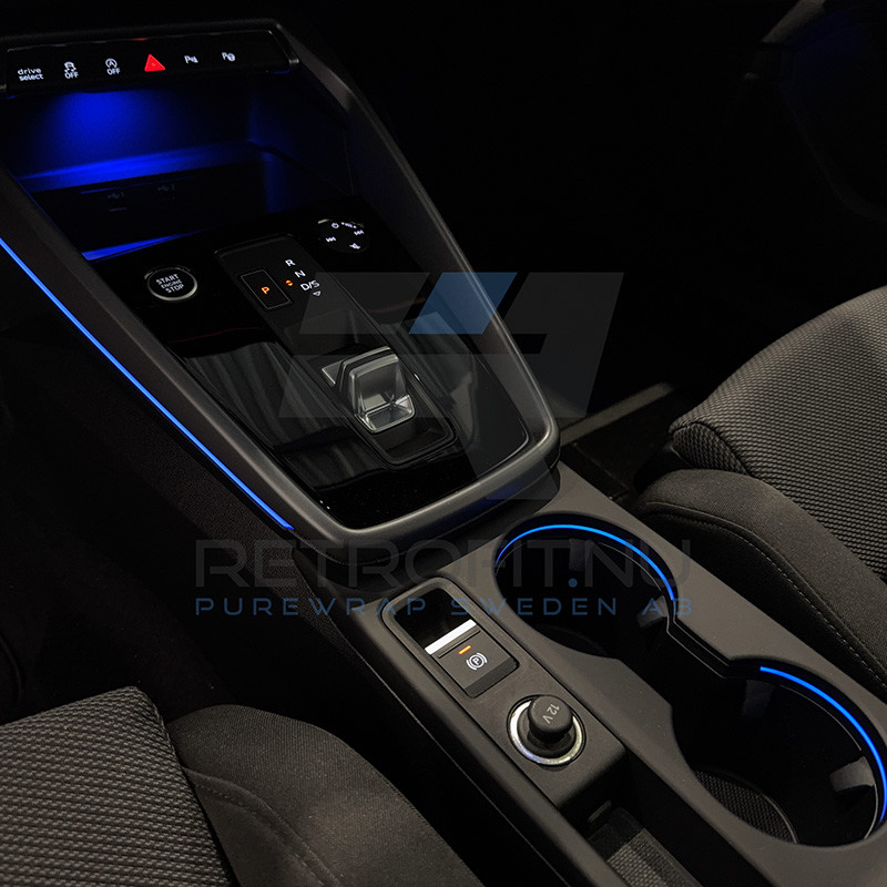 Audi A3 8Y Multicolor Kopholder / Midterkonsol Audi 2 - Retrofit.nu - Shop 