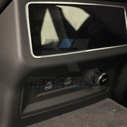 Audi A6 C8 Dual USB charger rear Retrofit.nu 2 - Retrofit.nu - Shop 