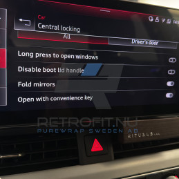 Audi A4 B9 Electric Folding Mirrors