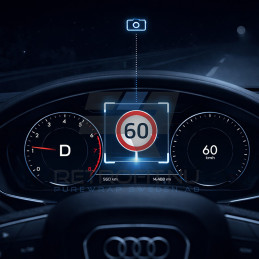 Audi A4 B9 - Trafikskiltegenkendelse