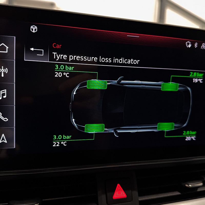 Audi A4 B9 Däcktrycksövervakningssystem / TPMS Audi 1 - Retrofit.nu - Shop 