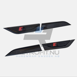 Audi A5 F5 Black S-line emblems [product.brand] 1 - Retrofit.nu - Shop 
